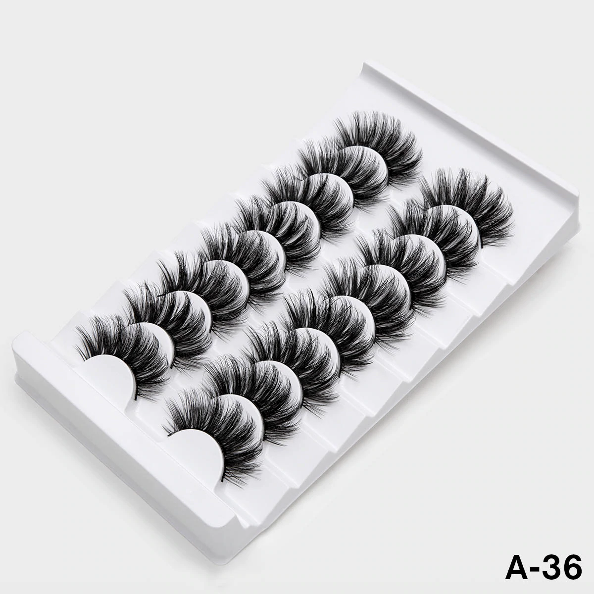 5/8 Pairs 3D Mink Lashes Natural False Eyelashes