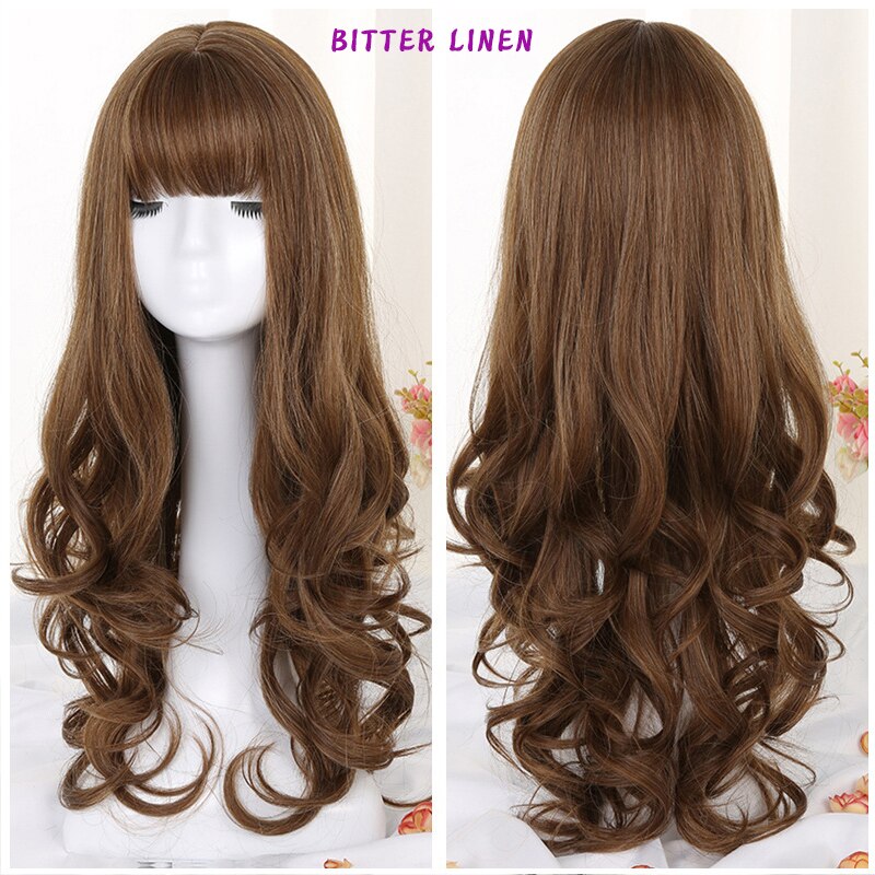 Curly Big WaveBangs Black / Brown