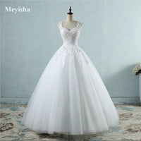 Thumbnail for White Ivory Tulle Wedding Dresses