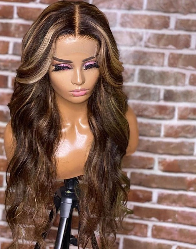 8''-24'' Brazilian  Hair Wig With Baby Hair 180% Density