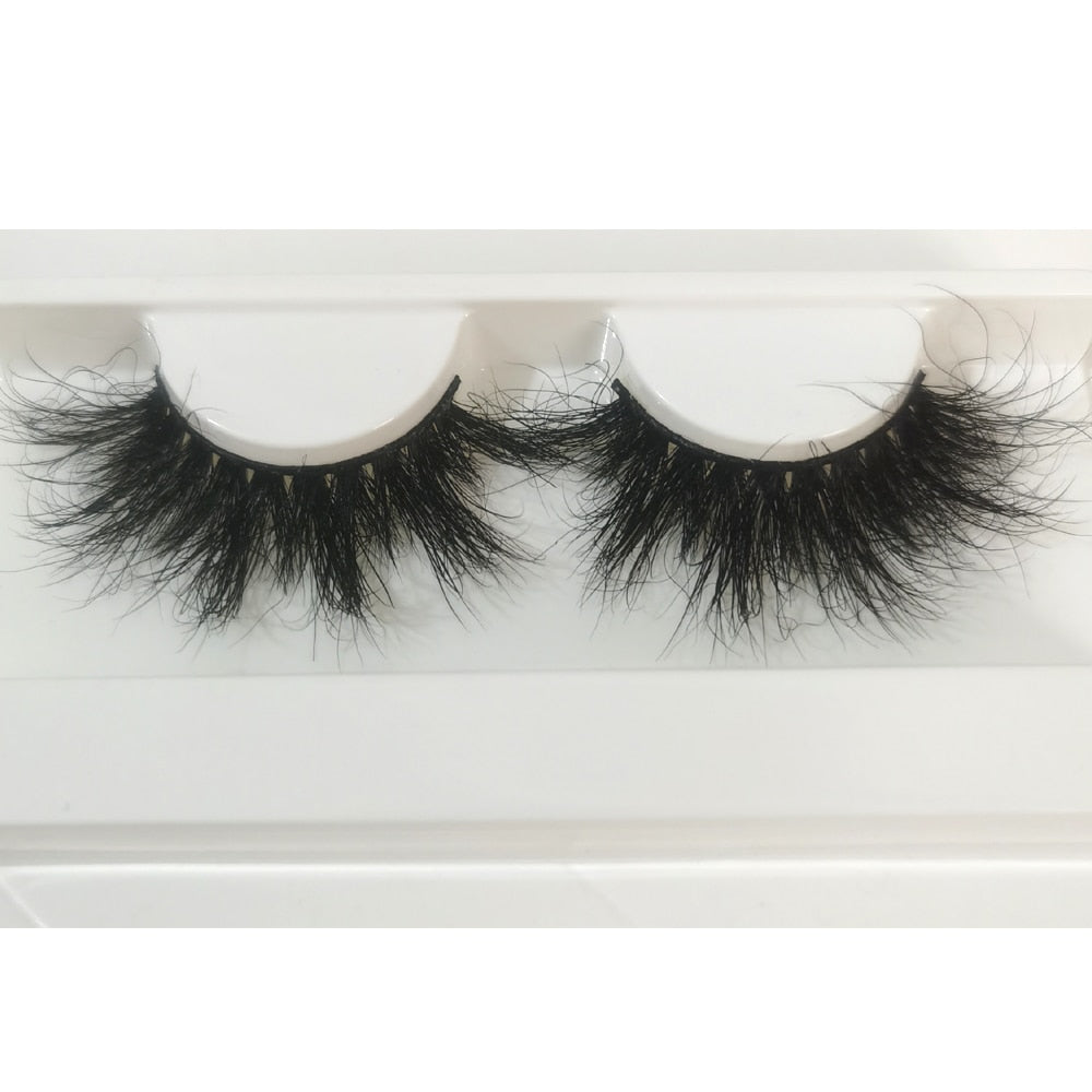 Mink Eyelashes 25mm Lashes Fluffy 3d Mink Lashes