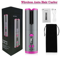 Thumbnail for Ceramic Wireless Curling  Hair Iron  USB