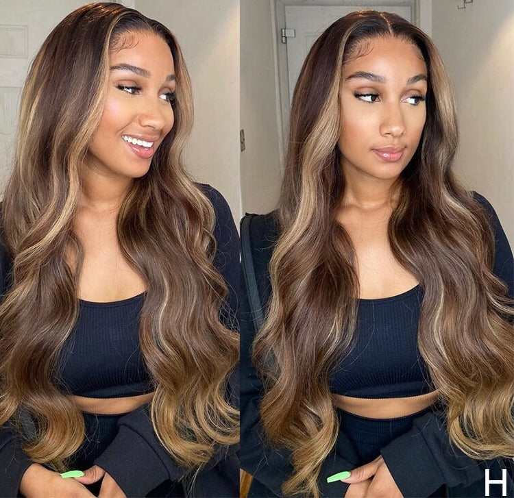 8''-24'' Brazilian  Hair Wig With Baby Hair 180% Density