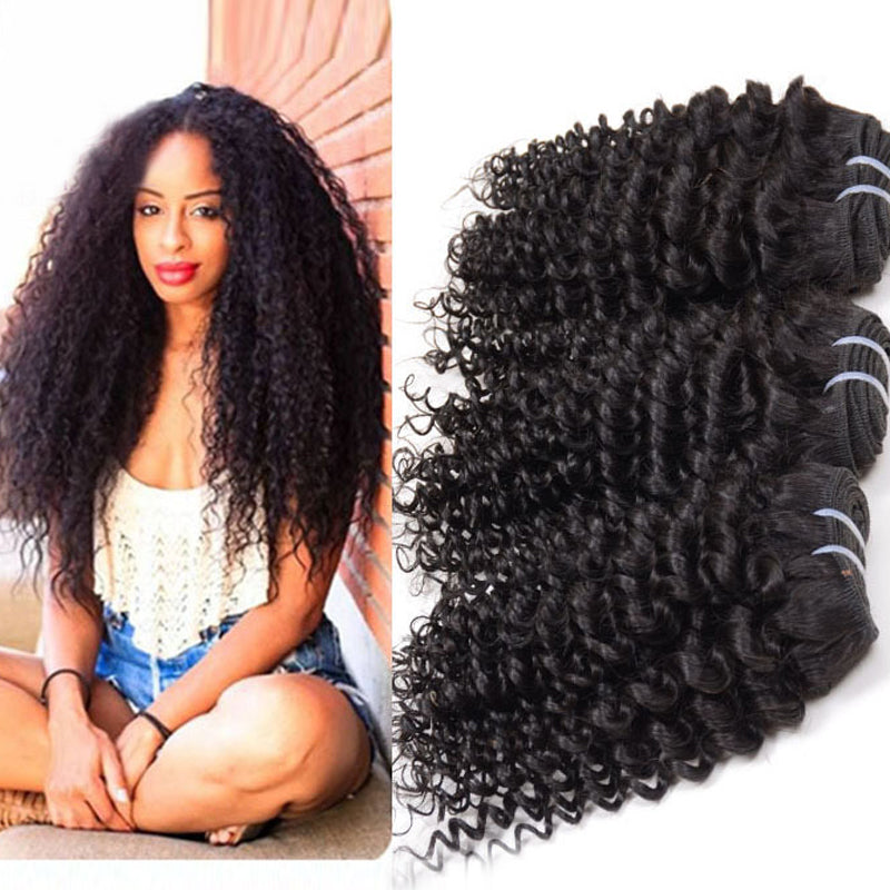 Deep Curly Weave  Brazilian Hair