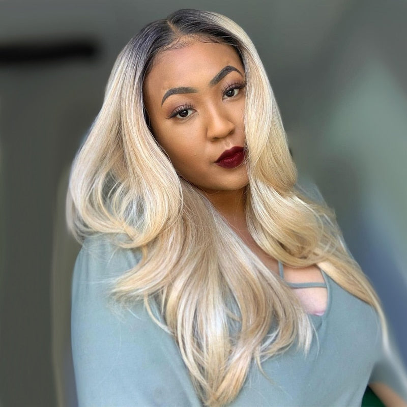 Body Wave Blonde Wig Brazilian Remy Human Hair