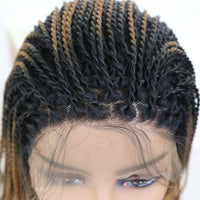 Thumbnail for Ombre Brown 2X Twist Braids Wigs