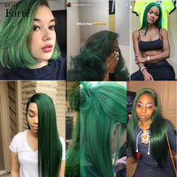 Thumbnail for Jade Green Human Hair Bundles With Closure