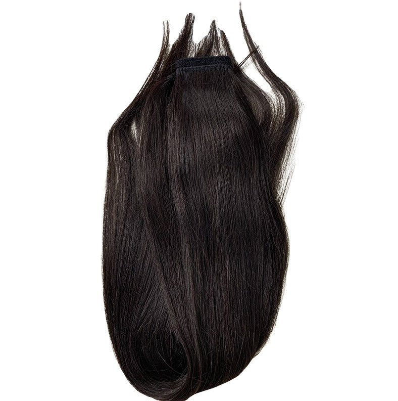 Drawstring Ponytail With Clip in Human Hair