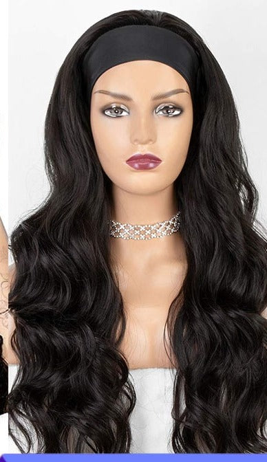 Long Wavy Headband Wig