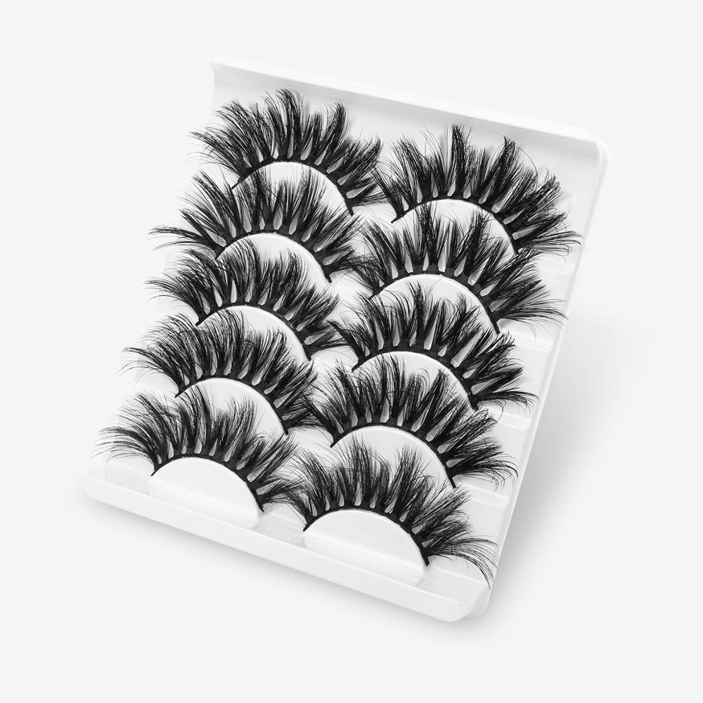 5Pairs 3D Mink Lashes False Eyelashes Natural/Thick Long Eye