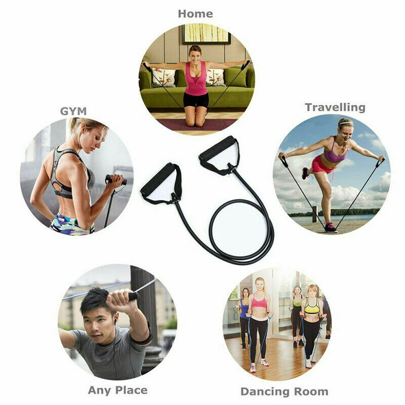 120cm Fitness Resistance Bands Gym Equipment