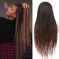 Thumbnail for 26 Inch Ombre Box Braided Wigs