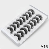 Thumbnail for 5/8 Pairs 3D Mink Lashes Natural False Eyelashes