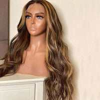 Thumbnail for 180 Density Glueless Full Lace Wigs Honey Blonde