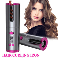 Thumbnail for Ceramic Wireless Curling  Hair Iron  USB