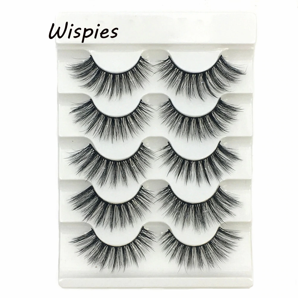 3D Mink False Eyelashes Dramatic Long Wispies