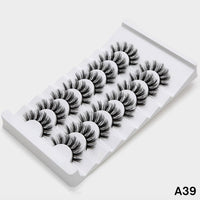 Thumbnail for 5/8 Pairs 3D Mink Lashes Natural False Eyelashes