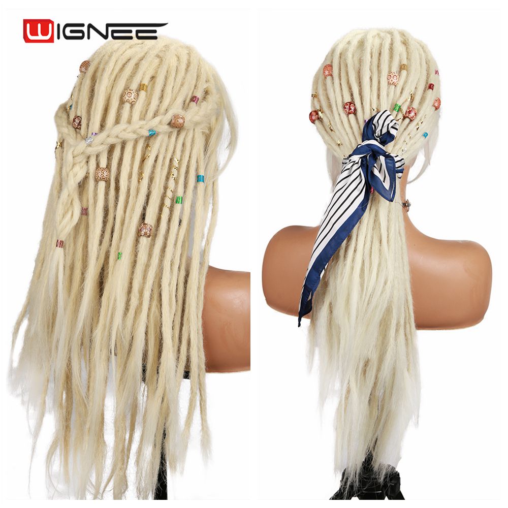 Blonde Dreadlock Synthetic Wig