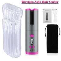 Thumbnail for Ceramic Wireless Curling  Hair Iron  USB