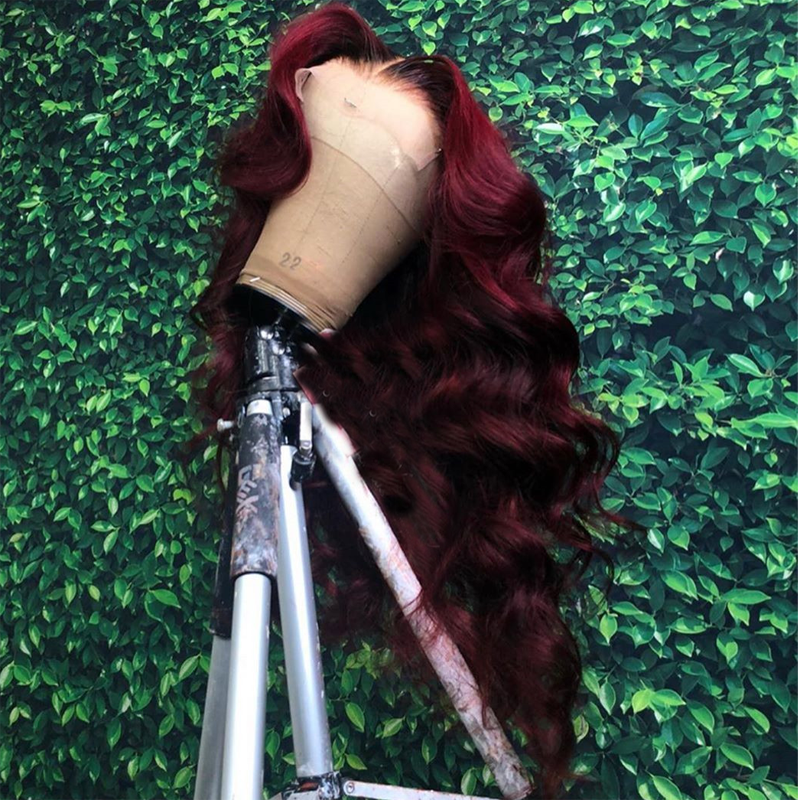 99J Burgundy 13X4 Lace Frontal Wig