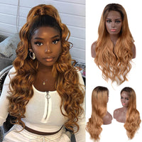 Thumbnail for 24 inches Honey Ombre Lace Front