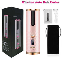 Thumbnail for Ceramic Wireless Curling  Hair Iron  USB