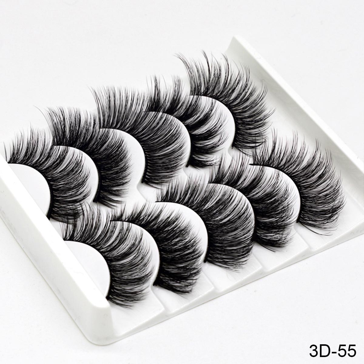 5Pairs 3D Mink Lashes False Eyelashes Natural/Thick Long Eye