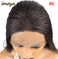 Thumbnail for Black Heat Resistant Fiber Synthetic Hair Wigs 2x Twist Braids