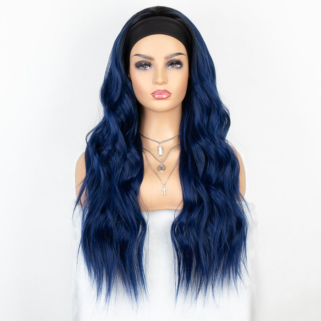 Long Wavy Headband Wig