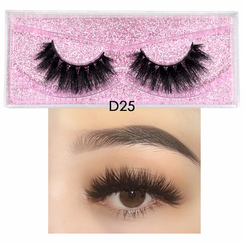 5D Mink Eyelashes Long Lasting Mink Lashes Natural Dramatic