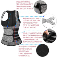 Thumbnail for Waist Trainer Vest Neoprene Body Shaper -Sauna Sweat Suit