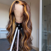 Thumbnail for Brazilian Honey Ombre Wig with Baby Hair