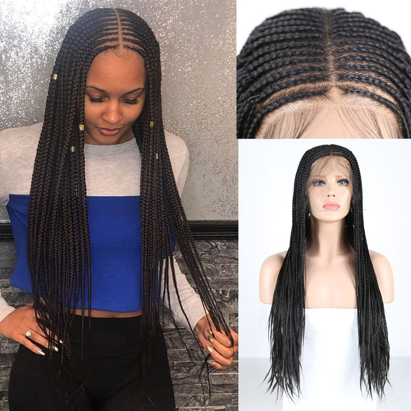 Long Braided Box Braids Wigs