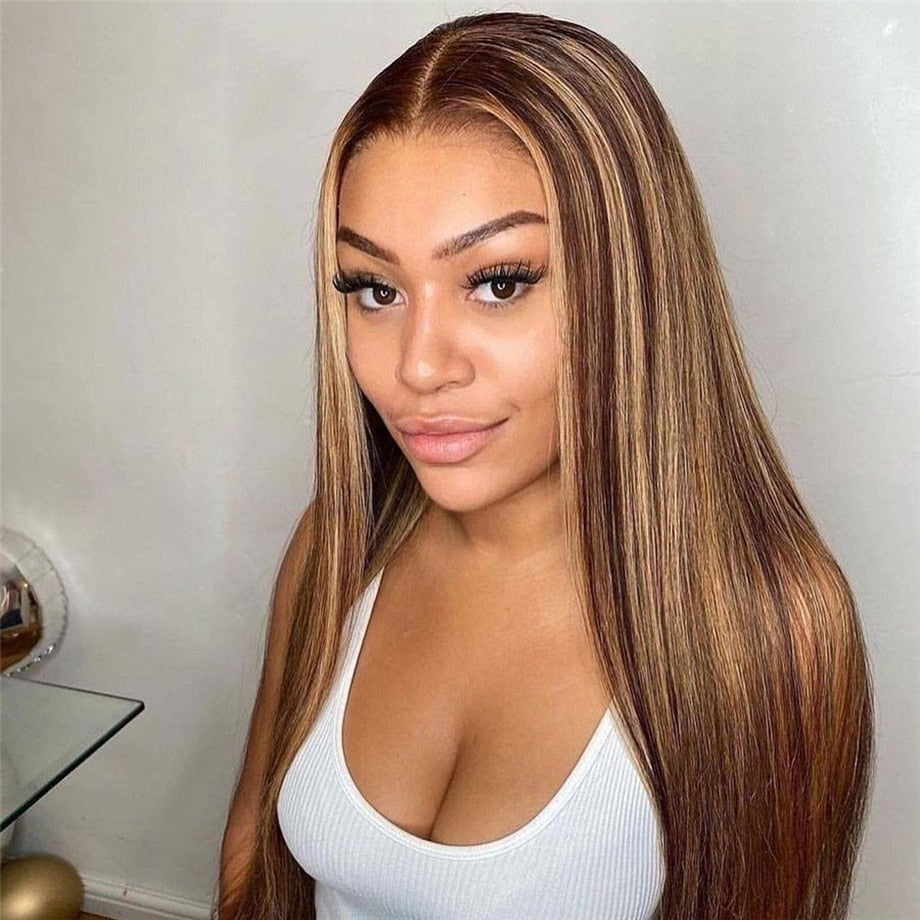 Highlight Colored Lace Front Wig