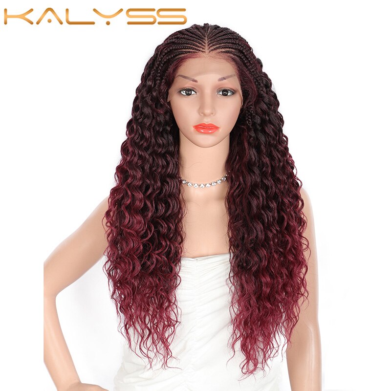 28 Inches Braided Wigs for Black Women