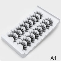 Thumbnail for 5/8 Pairs 3D Mink Lashes Natural False Eyelashes