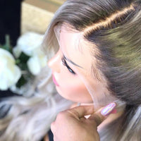 Thumbnail for Ombre Transparent Lace Peruvian Highlight Wavy Blonde