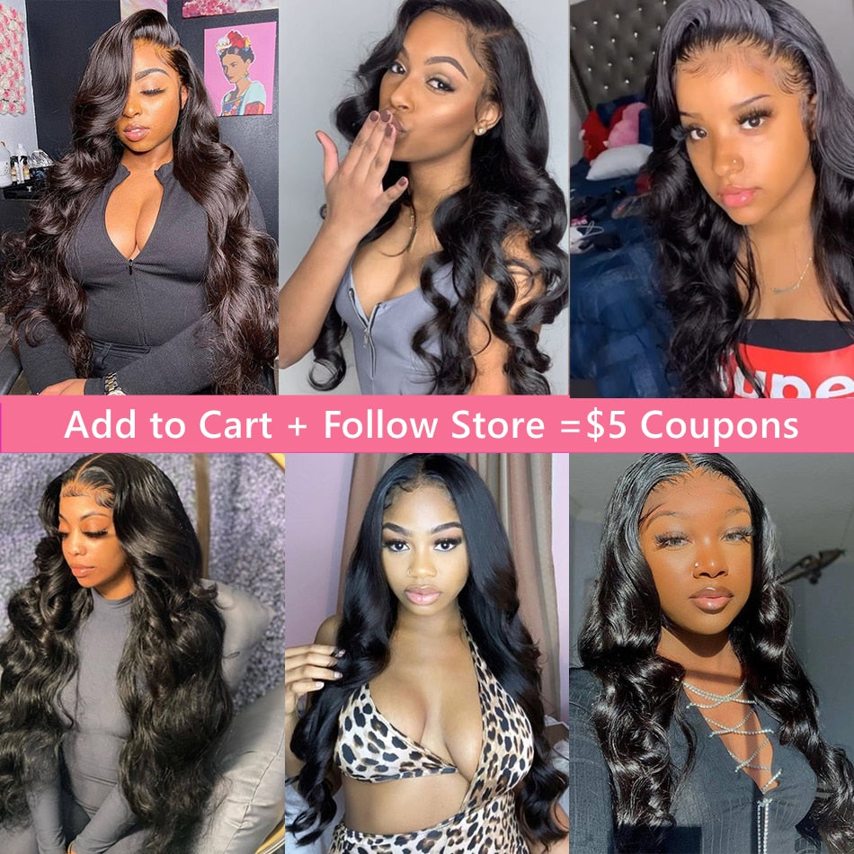 Brazilian Pre-Plucked HD Loose Deep Wave Wigs