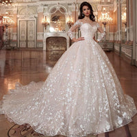 Thumbnail for Luxury Lace Ball Gown Wedding Dresses