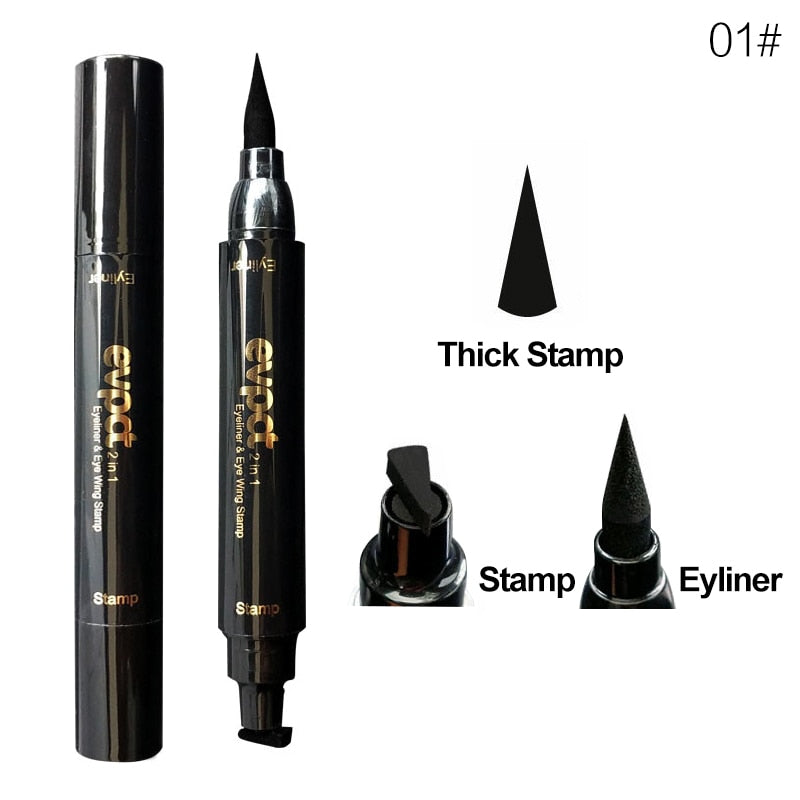 2 In1 Eyeliner Stamp Liquid Eyeliner