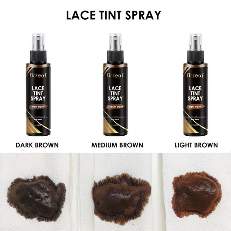 100ml Lace Tint Spray Lace Wig Adhesive Bond Lace Color