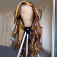 Thumbnail for Brazilian Honey Ombre Wig with Baby Hair