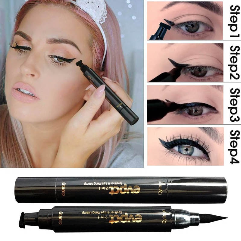 2 In1 Eyeliner Stamp Liquid Eyeliner