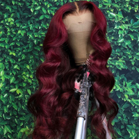 Thumbnail for 99J Burgundy 13X4 Lace Frontal Wig