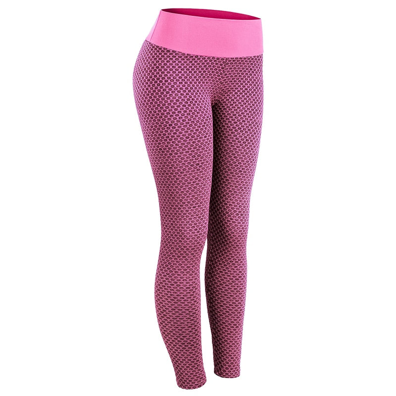 High Waist Leggings Breathable Gym Fitness Push Up