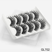 Thumbnail for 5Pairs 3D Mink Lashes False Eyelashes Natural/Thick Long Eye