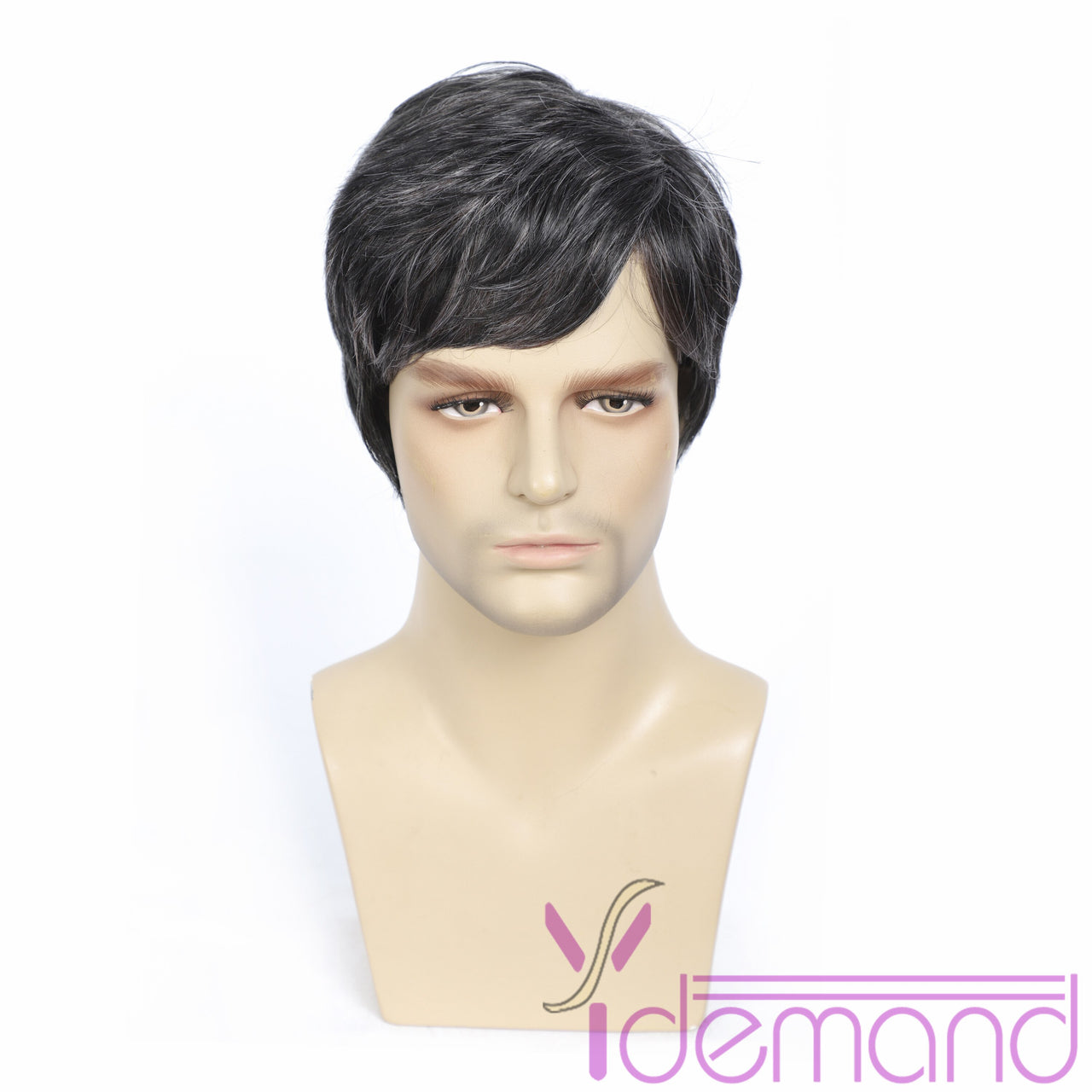 Wig Short Blonde Synthetic Wave Full Wig