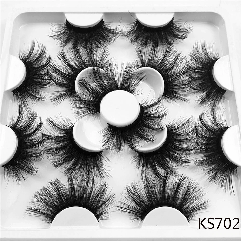 3D Mink False Eyelashes Dramatic Long Wispies