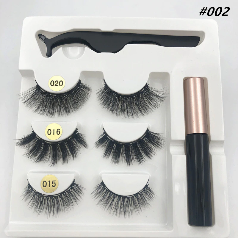 3 Pairs of Magnetic Eyelashes