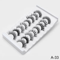 Thumbnail for 5/8 Pairs 3D Mink Lashes Natural False Eyelashes